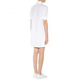 Latest Women Casual Clothing Dresses White Pure Dress Linen