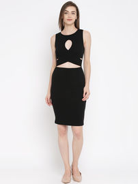 Elegant Work Wear Formal Dress Women With Sleeveless