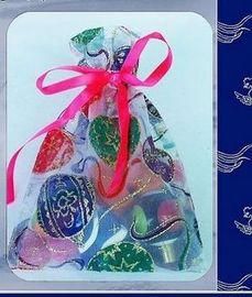 Mini Sheer Organza Drawstring Pouches Gift Bags Bulk For Jewelry