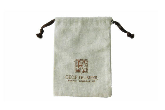 Promotional Small Jute Drawstring Pouch Bags Eco Friendly , 15x24cm 9.5x12cm