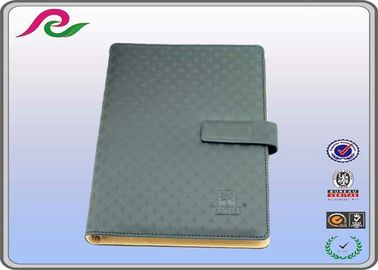 Velcro closure A5 logo printing loose leaf notebook with card files