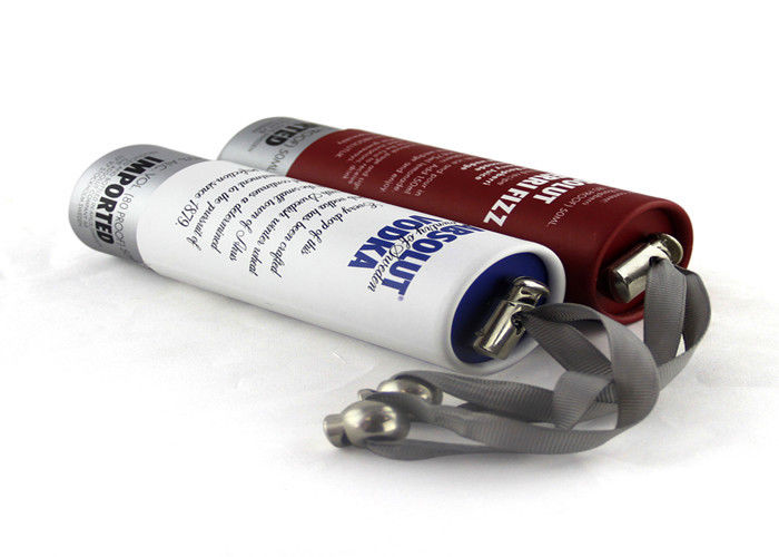 Lace Handle Pantone printing Paper Tube Cans Packaging Matte lamination For Wine Packaging