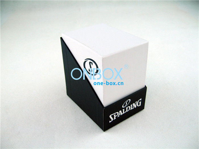 Personalized cardboard Luxury packaging boxes with plastic watch display stand