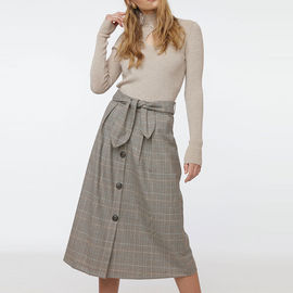 Haute jupe de plaid du Midi de tartan de Waisted pour des femmes